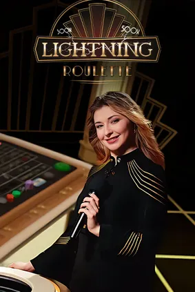 Lightning Roulette en direct disponible au Casinia Casino