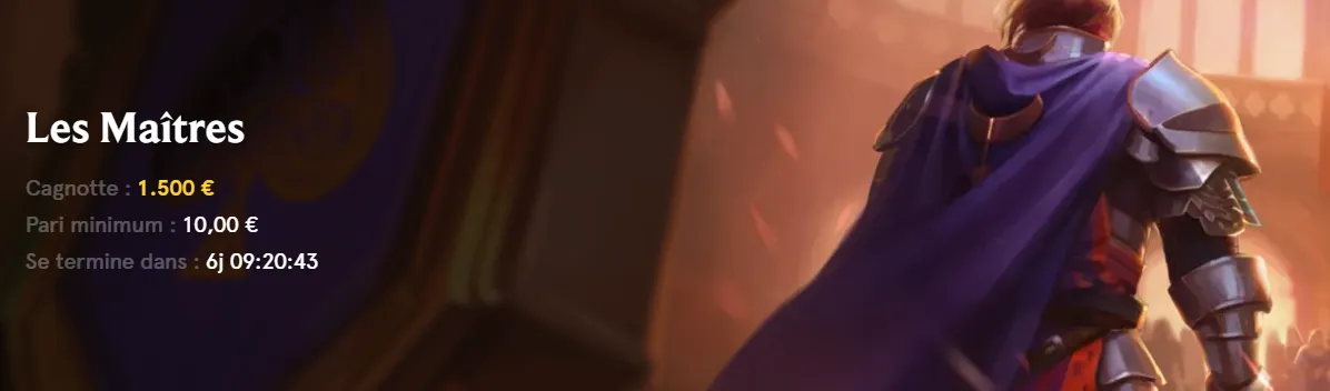 Tournois du Casinia Casino avec prix et classements