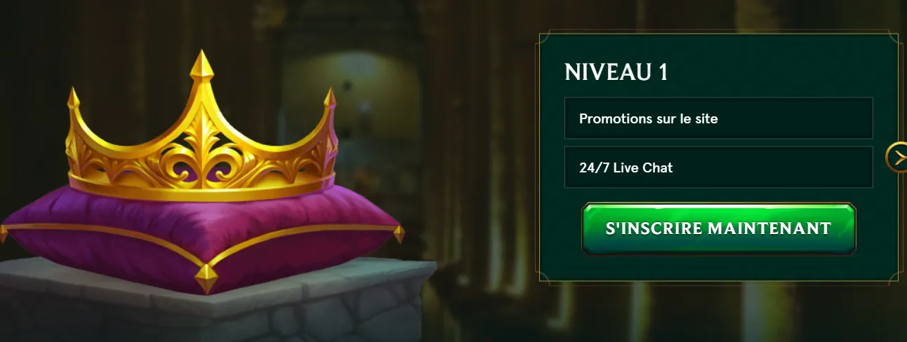 Programme VIP du Casinia Casino avec récompenses exclusives